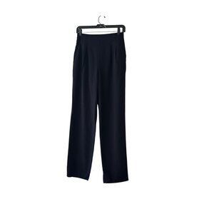 Dana Buchman Womens High-Waisted Pleated Wool Trousers Lined Career Formal W28